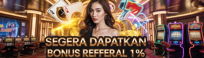 SEGERA DAPATKAN BONUS REFFERAL 1% ANDA
