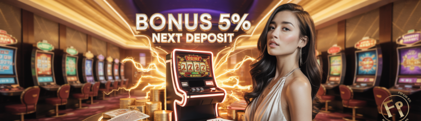 BONUS NEXT DEPOSIT 5%